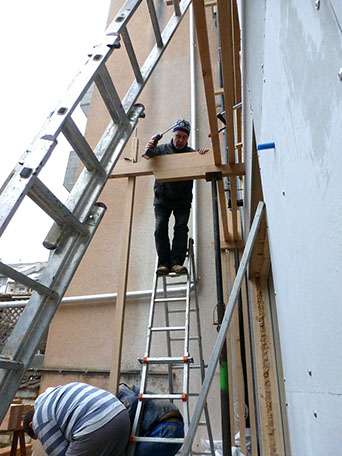 Holzbalkon Konstruktion