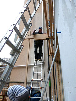 Holzbalkon Konstruktion