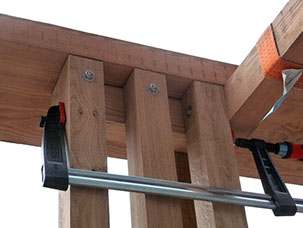 Holzbalkon Konstruktion