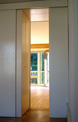 Raumansicht, Einbauschränke